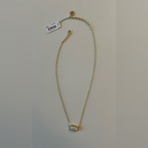 Kendra Scott Gold & Ivory Mother of Pearl Elisa Necklace